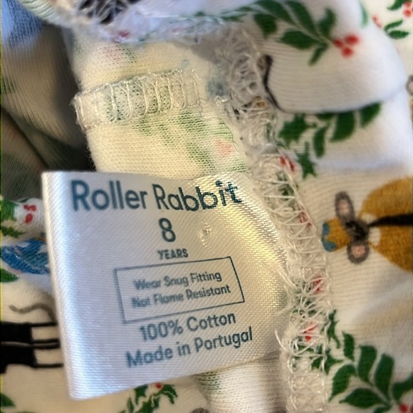 Roberta Roller Rabbit Multicolor Kids Pajama Set - Picture 5 of 6